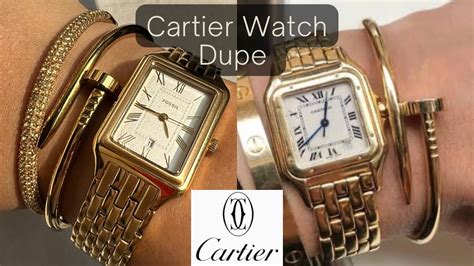 cartier dupe watches|cartier panthere alternative.